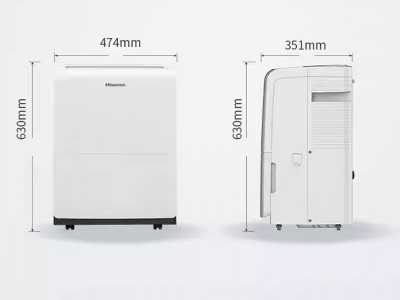 海信除湿机别墅专用除湿机60L家用 CF603BD/PW 60L/天