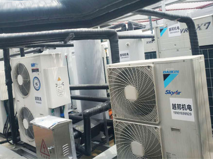 医院中央空调主机可以放楼顶吗？